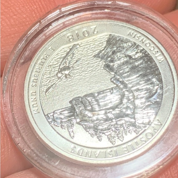 2018-S Apostle Island Reverse Proof Quarter Silver - Picture 5 of 5